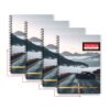 Eternera Premium A5 Notebook (Pack of 4) | Single Ruled | 140 x 215 mm | 160 Pages Each | Smooth Writing Paper | Durable Binding | Hybrid Matte/Gloss/UV Finish | Office, School & College Use