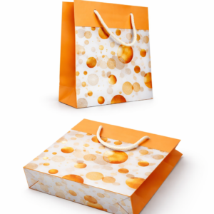 Premium Gifting Paper Bags – Nano Size L6 × G3 × H7 Inches | Decorative Printed Gift Carry Bags with Rope Handle | Ideal for Return Gifts, Jewellery, Small Items | (Pack of 15)