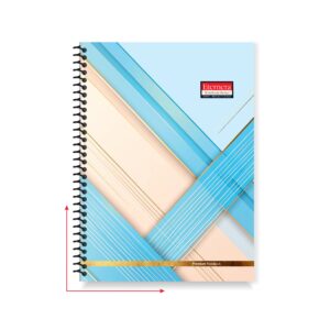 Eternera A4 Single Ruled Notebook | 200,300,400 Pages Options | Premium Quality Paper | Smooth Writing | Strong Binding | Office, School & College Use | Durable Soft Cover Notebook